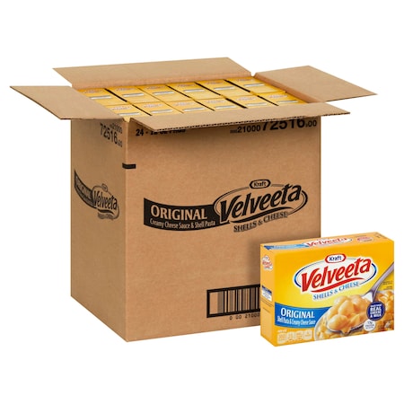 Kraft Kraft Velveeta Shells And Cheese 12 oz. Box, PK24 00021000725168